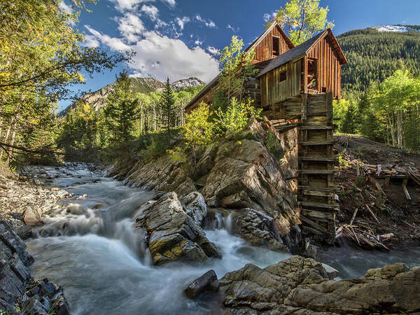  Art Print featuring the photograph Crystal Mill Colorado by Wesley Aston