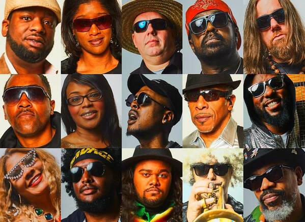  Art Print featuring the photograph Faces Of The Funk by Tony Camm