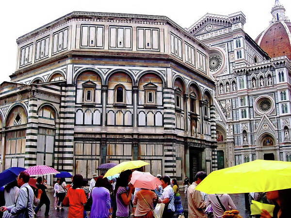 Baptistery Art Print featuring the photograph Florence Baptistery by Debbie Oppermann