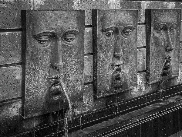 Fountains Art Print featuring the photograph Fountains - Mexico by Frank Mari