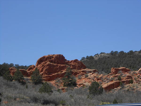 Garden Of The Gods Art Print featuring the photograph Garden of the Gods by Julie Grace