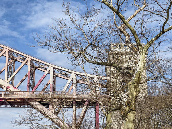 Astoria Park Art Print featuring the photograph Hell Gate Tower by Cate Franklyn