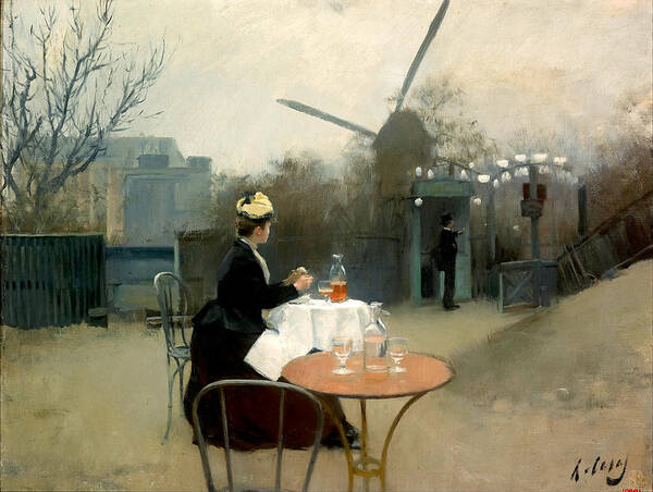 Ramon Casas Art Print featuring the painting In the Open Air by Ramon Casas
