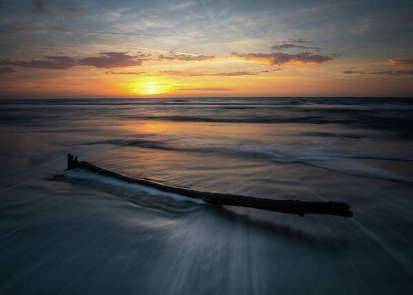Isle Of Palms Art Print featuring the photograph Isle of Palms - Flow by Donnie Whitaker