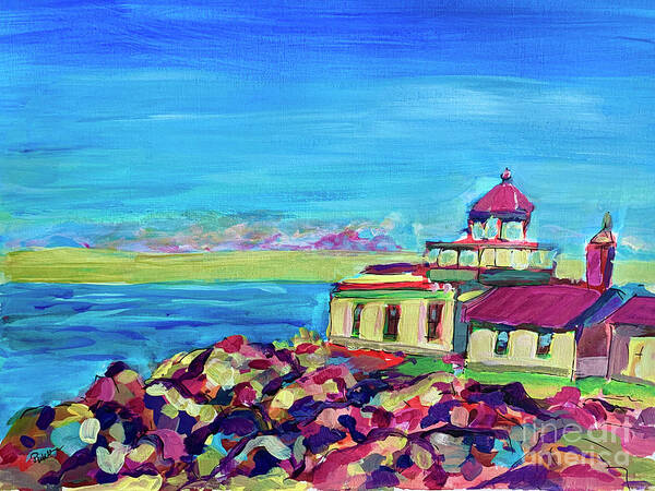Maine Art Print featuring the painting Life Saver by Patsy Walton