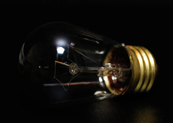 Bulb Art Print featuring the photograph Light Bulb by Amelia Pearn