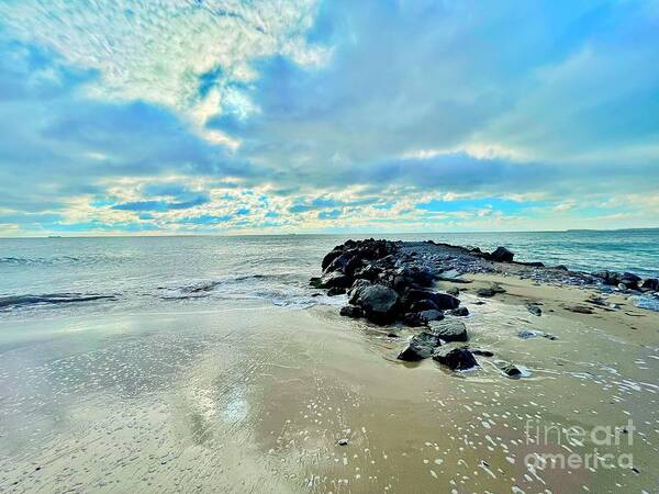 Bay Art Print featuring the photograph Look at the sky by Maya Mey Aroyo
