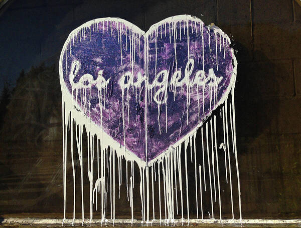 Los Angeles Art Print featuring the photograph Love Los Angeles by Chris Goldberg