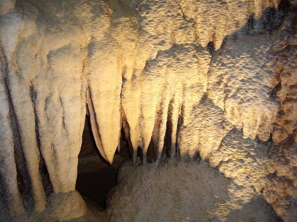 Cave Art Print featuring the photograph Luray Caverns by Nancy Ayanna Wyatt