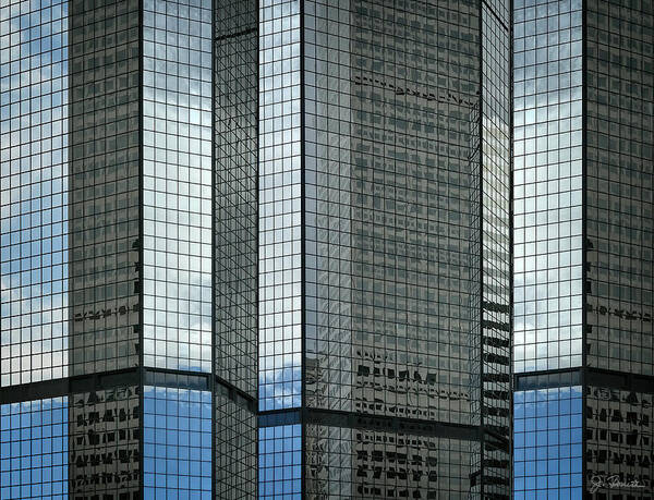 High Rise Buildings Art Print featuring the photograph More Modern Workplaces by Joe Bonita