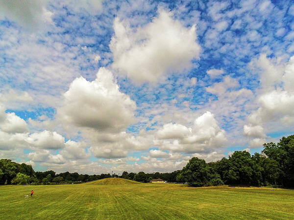 Clouds Art Print featuring the photograph Mount Laurel Clouds by Louis Dallara