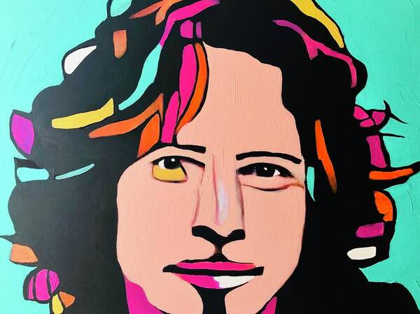 Chris Cornell Art Print featuring the painting Nearly Forgot by Jayime Jean