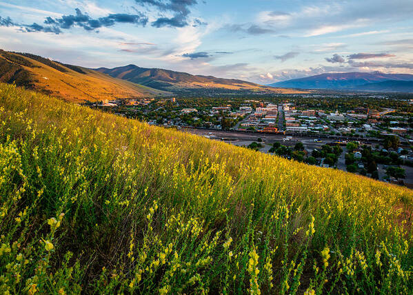 Missoula Art Print featuring the photograph Nightfall In Missoula by Matt Hammerstein