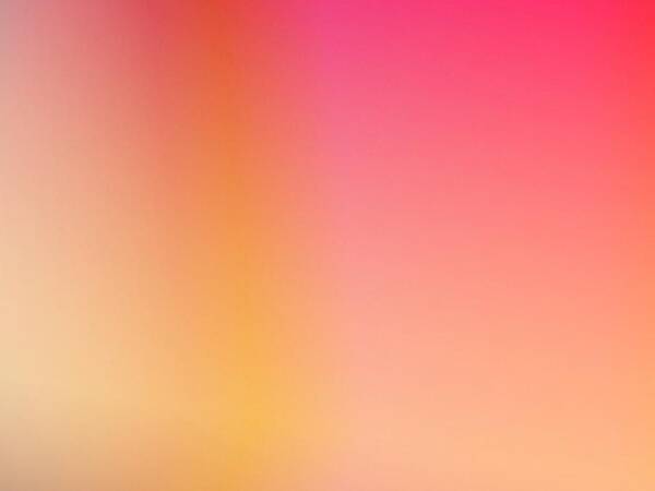 Orange Art Print featuring the digital art Orange pink fizz gradient abstract by Itsonlythemoon -