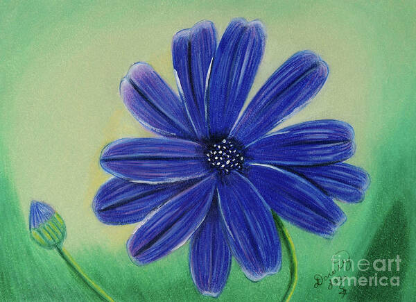 Art Art Print featuring the painting Pericallis Senetti by Dorothy Lee