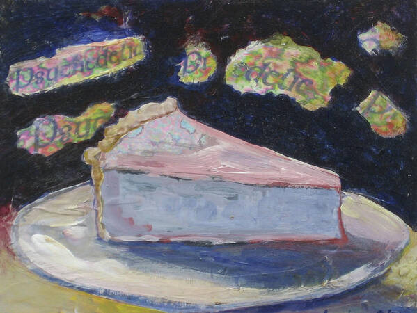  Art Print featuring the painting Psychedelic Pi - Tribute to Wayne Thiebaud by Douglas Jerving