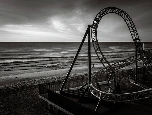  Art Print featuring the photograph Roller Coaster by Steve Stanger