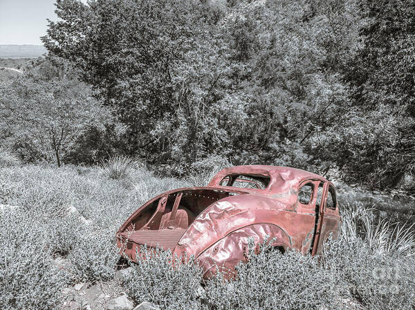 Ford Art Print featuring the photograph Rusty Coupe 2 by Darrell Foster