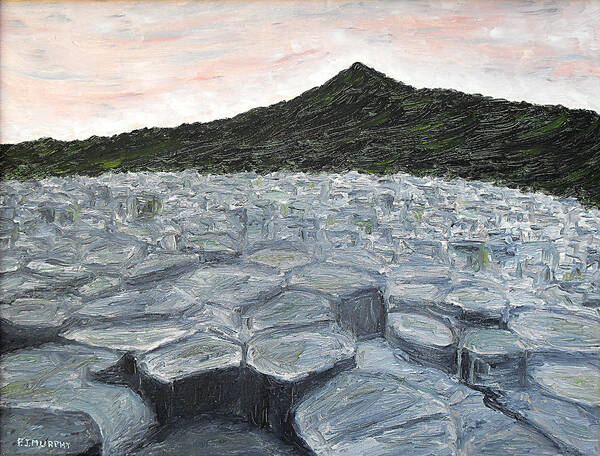 Ireland Art Print featuring the painting Giant's Causeway 2 by Patrick J Murphy