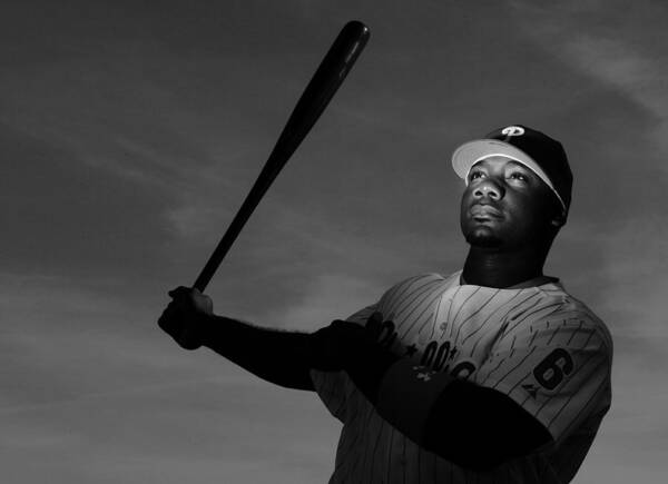Media Day Art Print featuring the photograph Ryan Howard by Al Bello