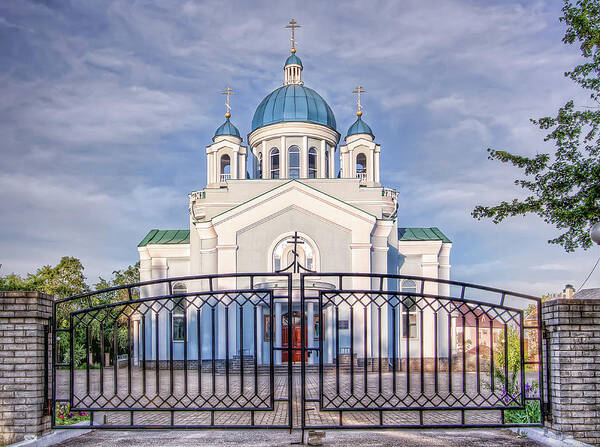 St. Nicholas Cathedral Art Print featuring the photograph St. Nicholas Cathedral. Mariupol by Anna Rumiantseva