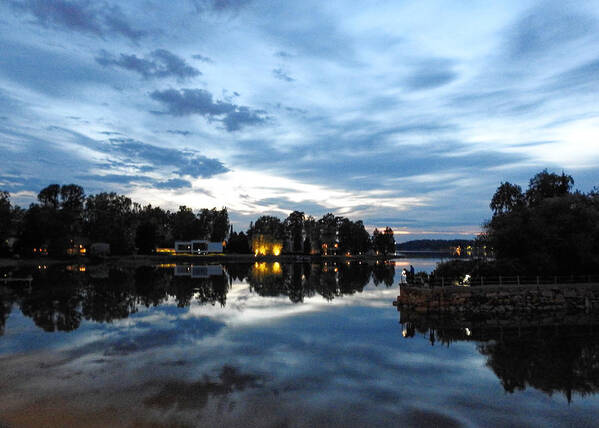 Finland Art Print featuring the photograph Summer Midnight by Gareth Parkes