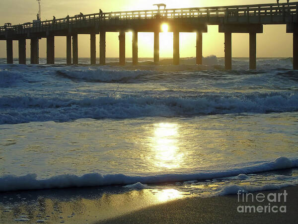 St Augustine Art Print featuring the photograph Super Sunrise Reflections by D Hackett