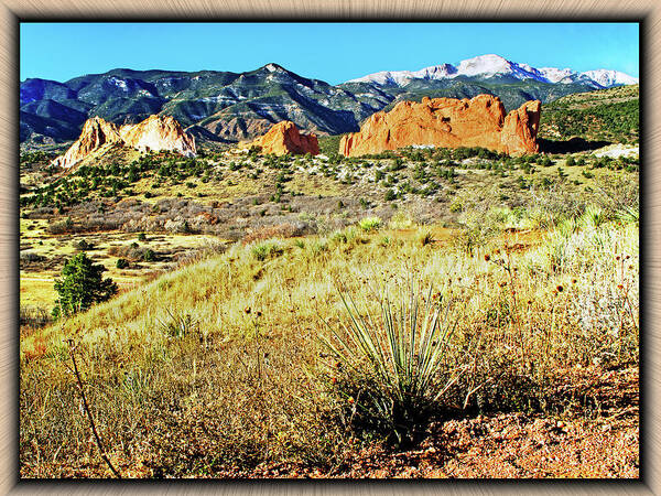 Garden Of The Gods Art Print featuring the photograph The Garden of the Gods by Richard Risely