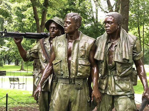 Three Art Print featuring the photograph The Three Soldiers by Lee Darnell