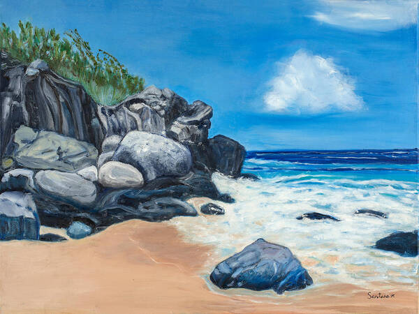 Maui Art Print featuring the painting The Wisdom Keepers by Santana Star