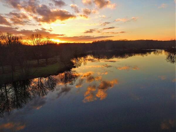  Art Print featuring the photograph Tinkers Creek Park by Brad Nellis