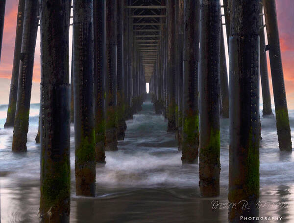 Pier Art Print featuring the photograph Under the Boardwalk by Devin Wilson