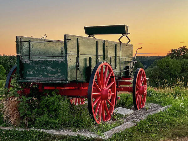  Art Print featuring the photograph Wagon Hill by John Gisis