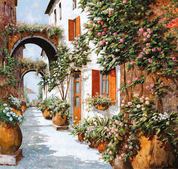 Arches Art Print featuring the painting Archi E Orci by Guido Borelli