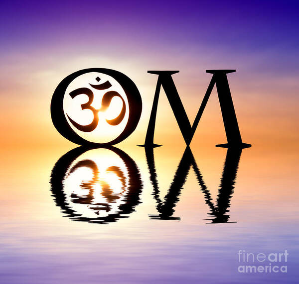 Om Art Print featuring the photograph Sacred OM by Tim Gainey