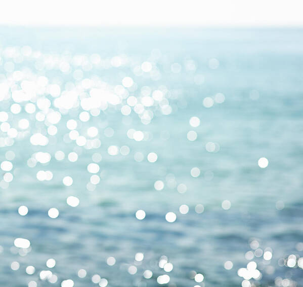 Dreamlike Art Print featuring the photograph Sparkling Sea Water, Defocused by Dougal Waters