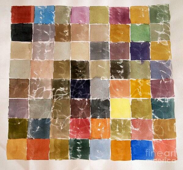 Water Color Painting Art Print featuring the painting Water Colors by Nancy Kane Chapman