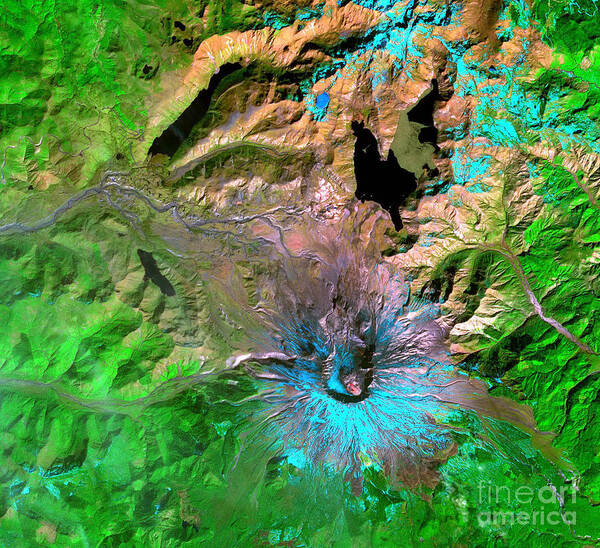 Aerial Art Print featuring the photograph Mount St. Helens by Science Source