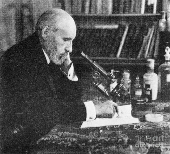 Science Art Print featuring the photograph Santiago Ramon Y Cajal, Spanish by Science Source