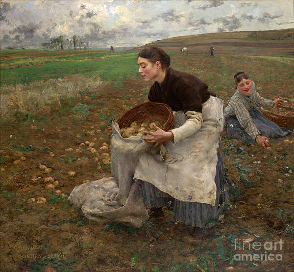 Jules Bastien - Lepage Art Print featuring the painting October #1 by Celestial Images