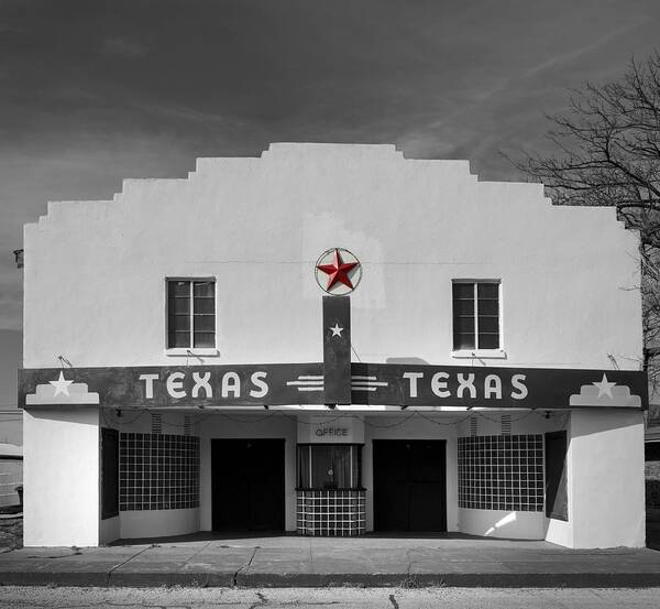 Bronte Art Print featuring the photograph The Texas Theatre of Bronte Texas #3 by Mountain Dreams