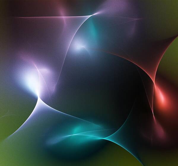 Fine At Art Print featuring the digital art Abstract 071511 by David Lane