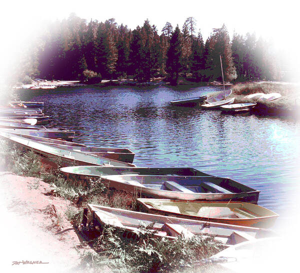 Lake Art Print featuring the photograph Azure Water by Pat Wagner