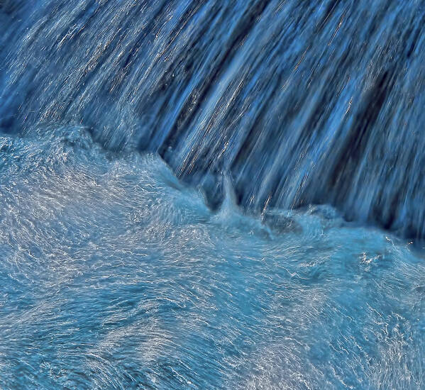 Water Art Print featuring the photograph Blue Seam by Britt Runyon