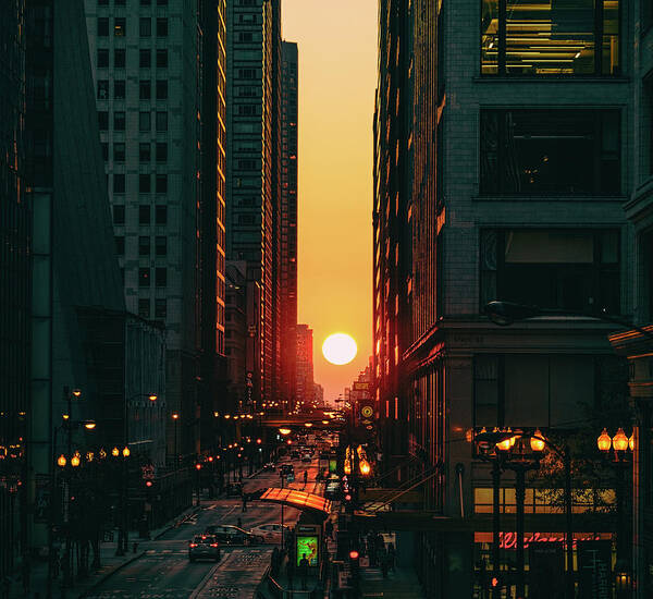 Chicago Art Print featuring the photograph ChicagoHenge by Nisah Cheatham