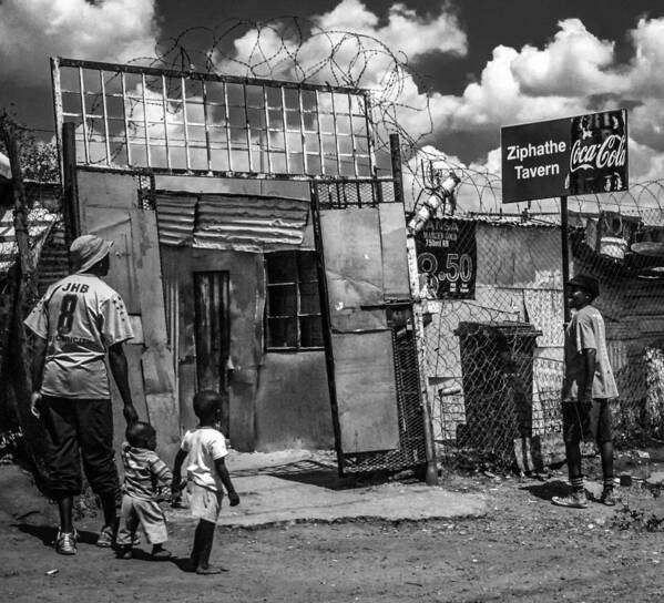100217 Rep South Africa Expedition Art Print featuring the photograph Soweto Tavern by Gregory Daley MPSA
