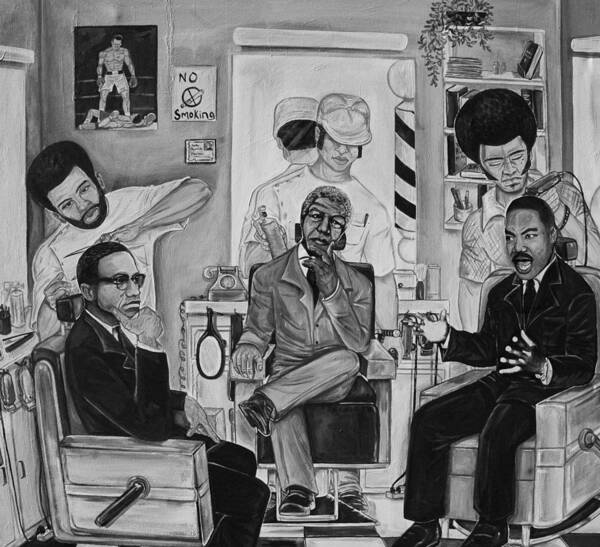 Mlk Art Print featuring the painting ''The Conversation'' by Mccormick Arts