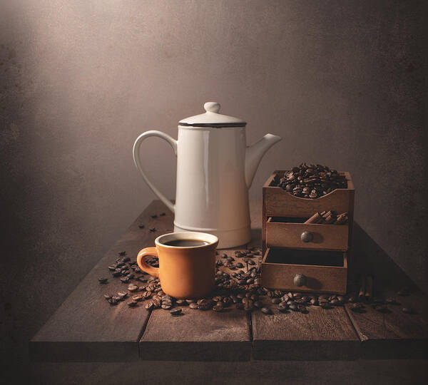 Coffee Art Print featuring the photograph Aroma by Margareth Perfoncio