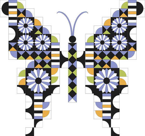 Dancing Swallowtail Butterfly Art Print featuring the digital art Dancing Swallowtail Butterfly by Mindy Howard