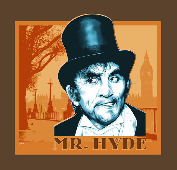 Dr Jekyll Art Print featuring the digital art Mr Hyde #1 by Greg Joens